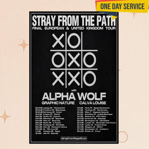Stray From The Path Concert Tour Eu Uk 2025 Poster